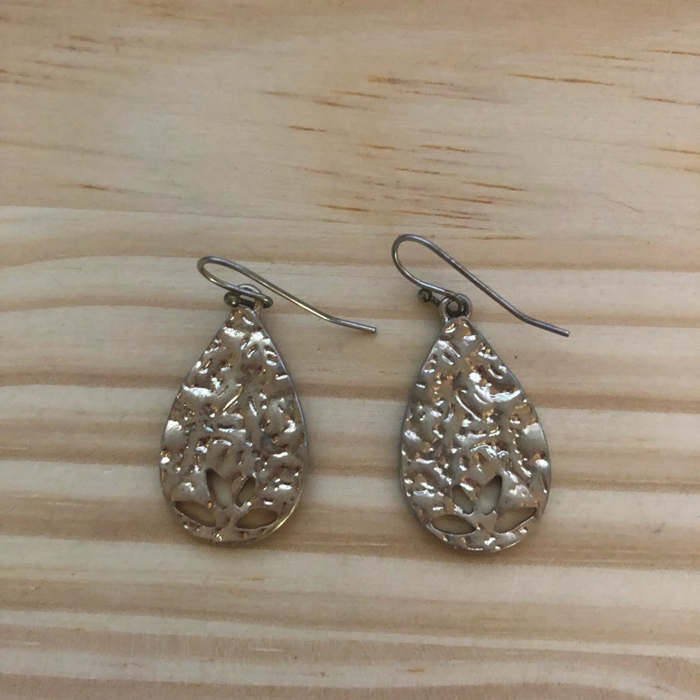 Gold earrings
